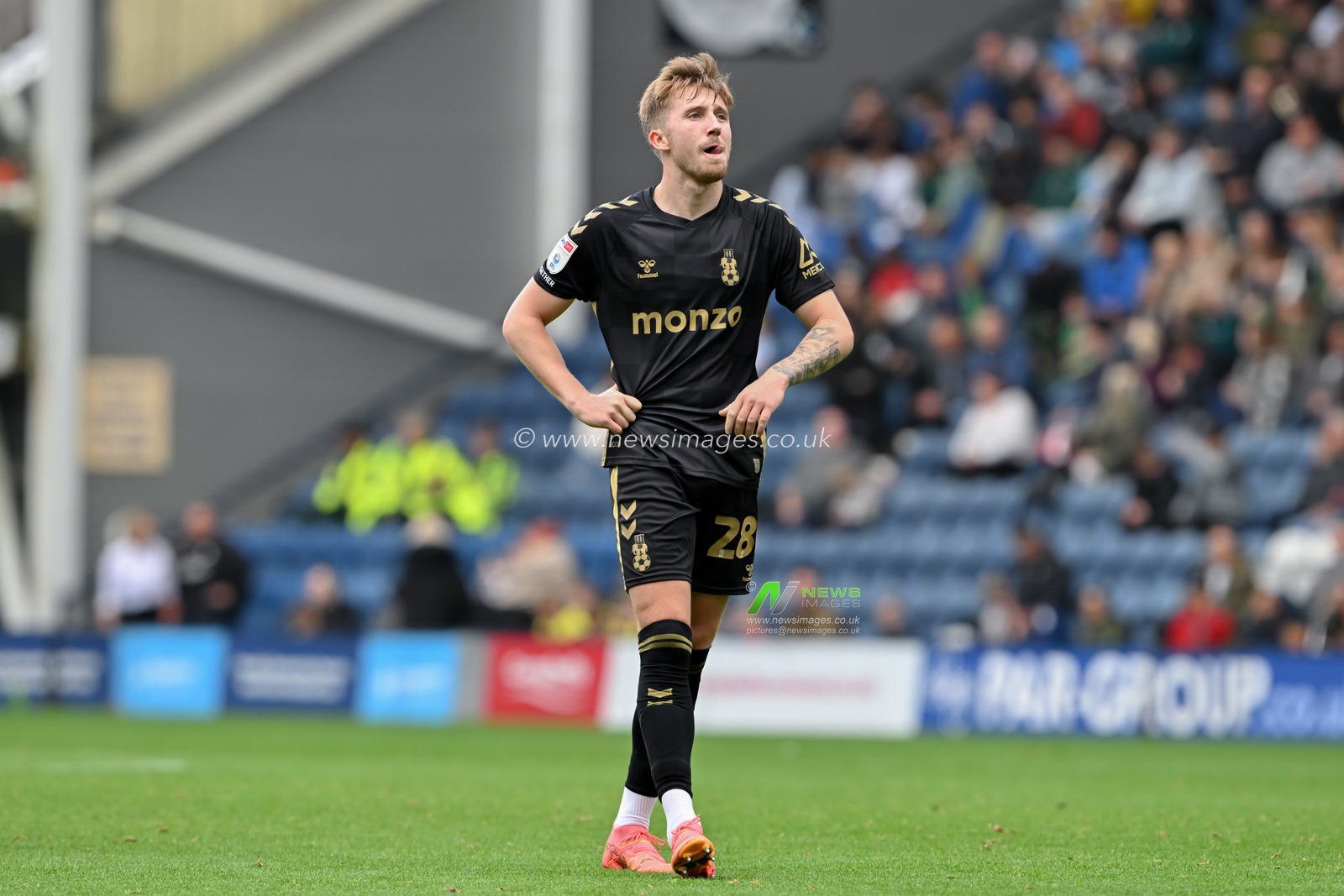 Josh Eccles of Coventry City reacts during the Sky Bet Championship match Preston North End vs Coventry City at Deepdale, Preston, United Kingdom, 19th October 2024

(Photo by Cody Froggatt/News Images)