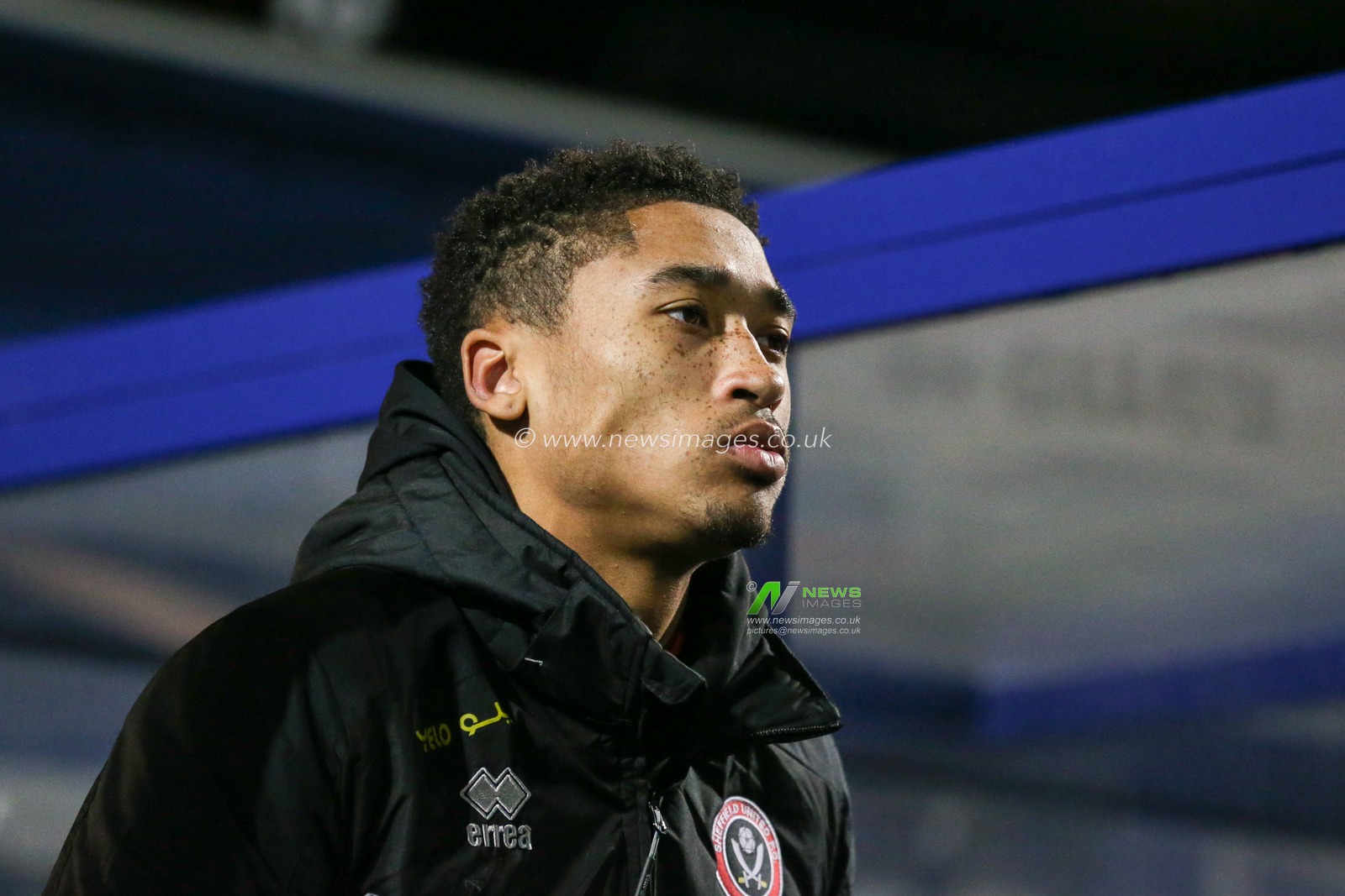 Daniel Jebbison #36 of Sheffield United arrives at the stadium during the Sky Bet Championship match Queens Park Rangers vs Sheffield United at Kiyan Prince Foundation Stadium, London, United Kingdom, 2nd January 2023

(Photo by Arron Gent/News Images)