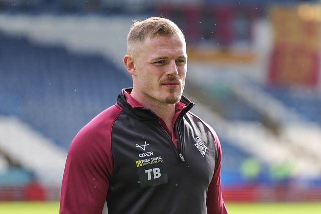 Tom Burgess of Huddersfield Giants arrives during the Betfred Super League Round 2 match Huddersfield Giants vs Wakefield Trinity at Accu Stadium, Huddersfield, United Kingdom on 22 February 2026

(Photo by Mark Cosgrove/News Images)
