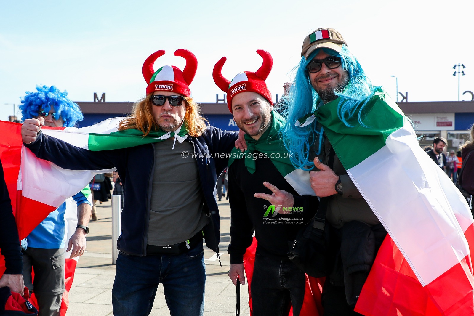 Fans arrives at the Allianz Stadium prior to the 2025 Guinness 6 Nations match England vs Italy at Allianz Stadium, Twickenham, United Kingdom, 9th March 2025

(Photo by Izzy Poles/News Images)