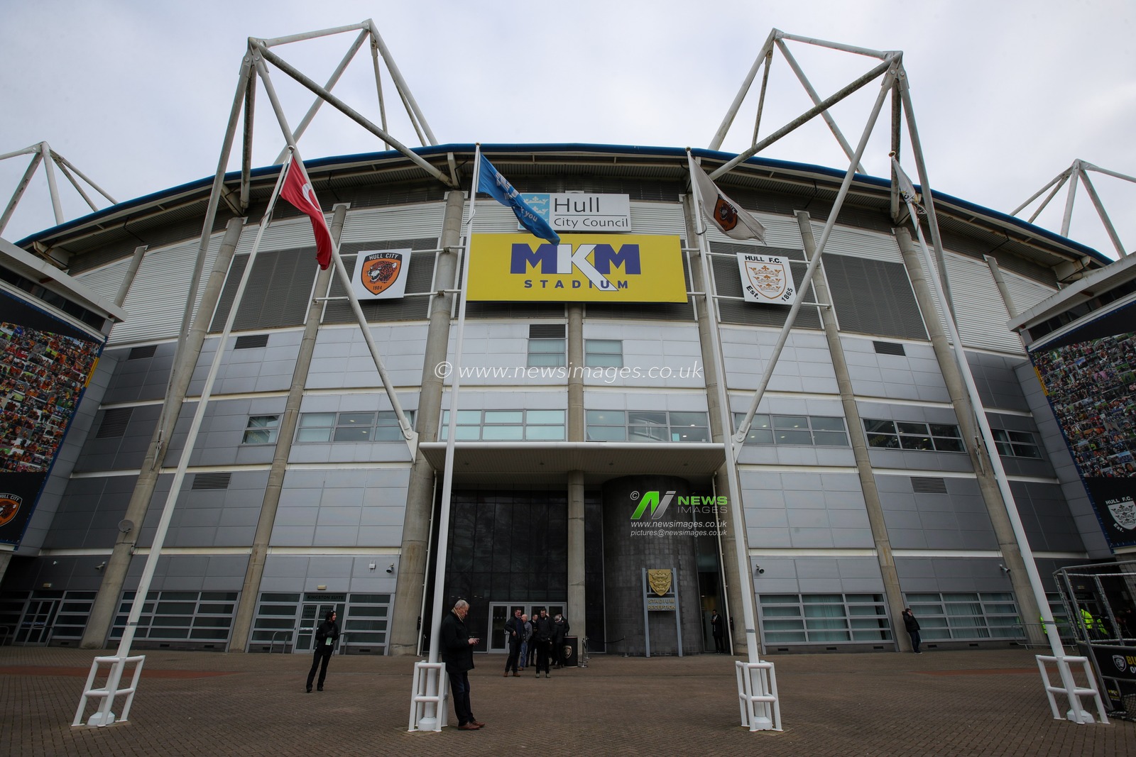 General view outside The MKM Stadium ahead of the Sky Bet Championship match Hull City vs Cardiff City at MKM Stadium, Hull, United Kingdom, 4th February 2023

(Photo by James Heaton/News Images)