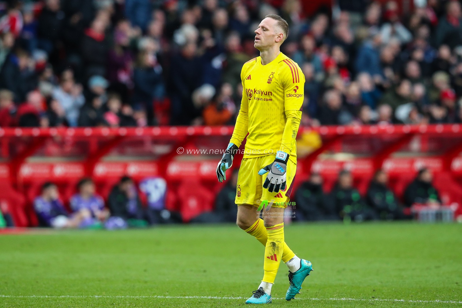 Matz Sels of Nottingham Forest during the Premier League match Nottingham Forest vs Liverpool at City Ground, Nottingham, United Kingdom, 2nd March 2024

(Photo by Gareth Evans/News Images)