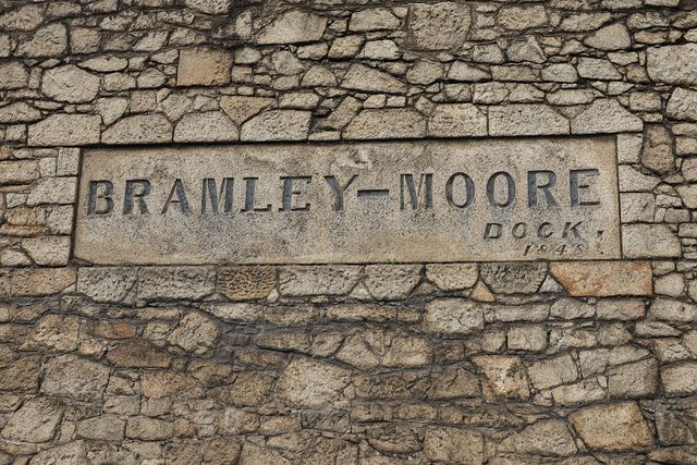 Bramley-Moore dock stone in the wall during the Pre-season friendly match Everton vs A.S. Roma at Hill Dickinson Stadium, Liverpool, United Kingdom, 9th August 2025

(Photo by Mark Cosgrove/News Images)