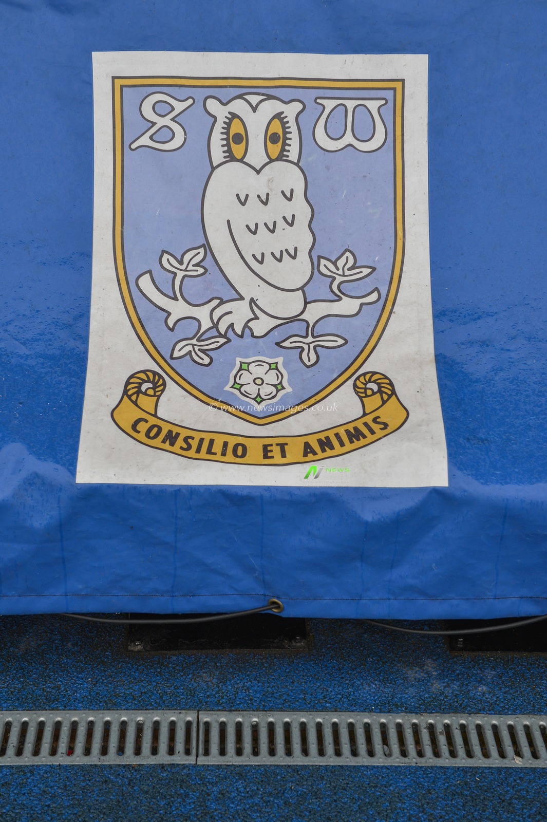 24th September 2019 , Hillsborough, Sheffield, England; EFL Carabao Cup Football, Third Round, Sheffield Wednesday vs Everton : Sheffield Wednesday badge on bench covers.
Credit: Dean Williams/News Images, 

English Football League images are subject to DataCo Licence