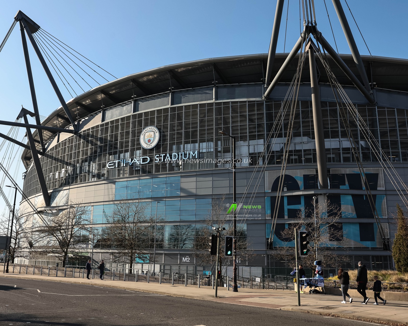 A general view of the Etihad Stadium during the Premier League match Manchester City vs Leicester City at Etihad Stadium, Manchester, United Kingdom, 2nd April 2025

(Photo by Mark Cosgrove/News Images)