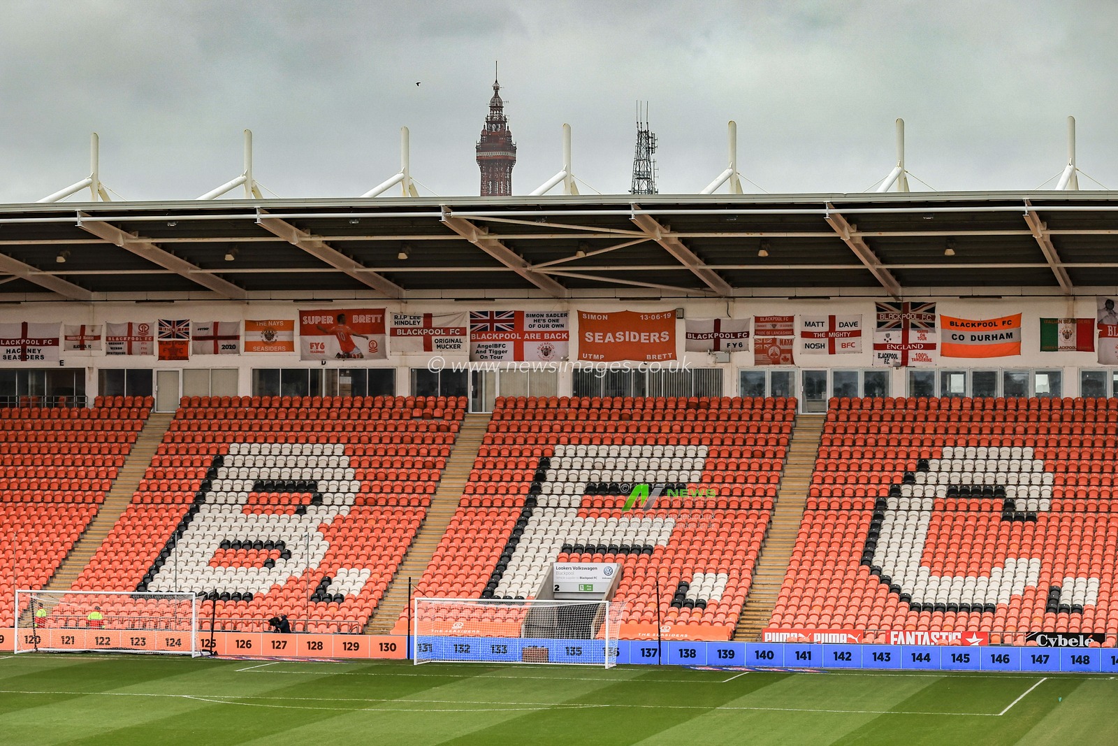 A general view of Bloomfield Road ahead of this afternoons Sky Bet Championship fixture,  Blackpool v Bristol City