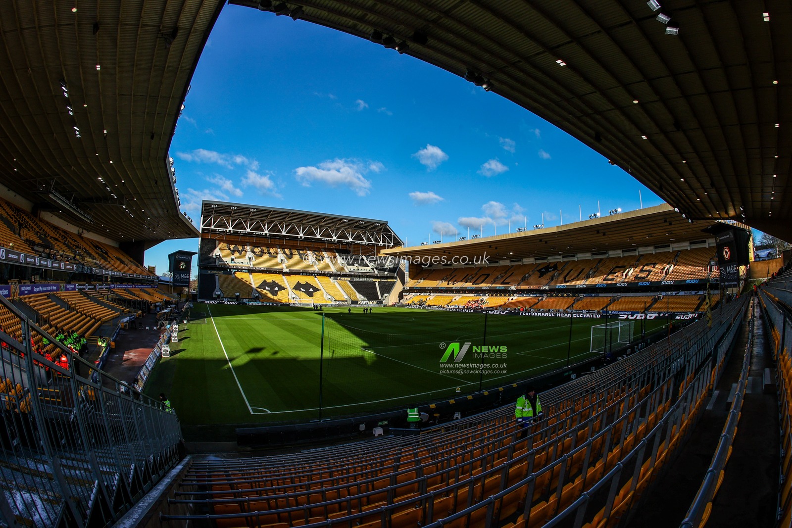 A general view of Molineux Stadium ahead of the Premier League match Wolverhampton Wanderers vs West Ham United at Molineux, Wolverhampton, United Kingdom, 3rd January 2026

(Photo by Alfie Cosgrove/News Images)

*** GER AUT SUI OUT ***