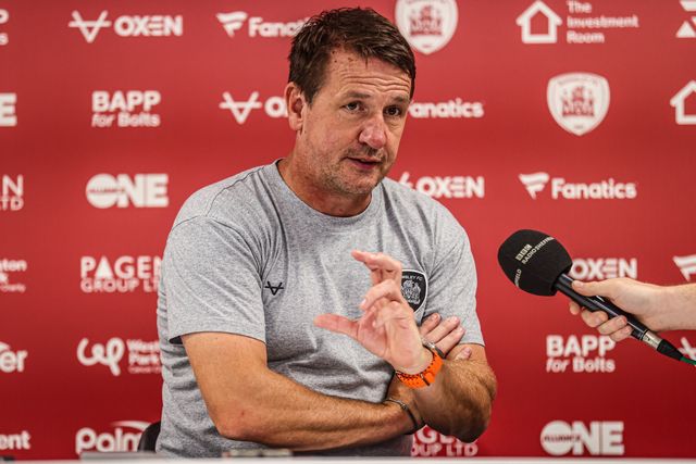 Daniel Stendel manager of Barnsley speaks in the post match press conference during the Sky Bet League One match Barnsley vs Blackpool at Oakwell, Barnsley, United Kingdom on 02 September 2026

(Photo by Alfie Cosgrove/News Images)