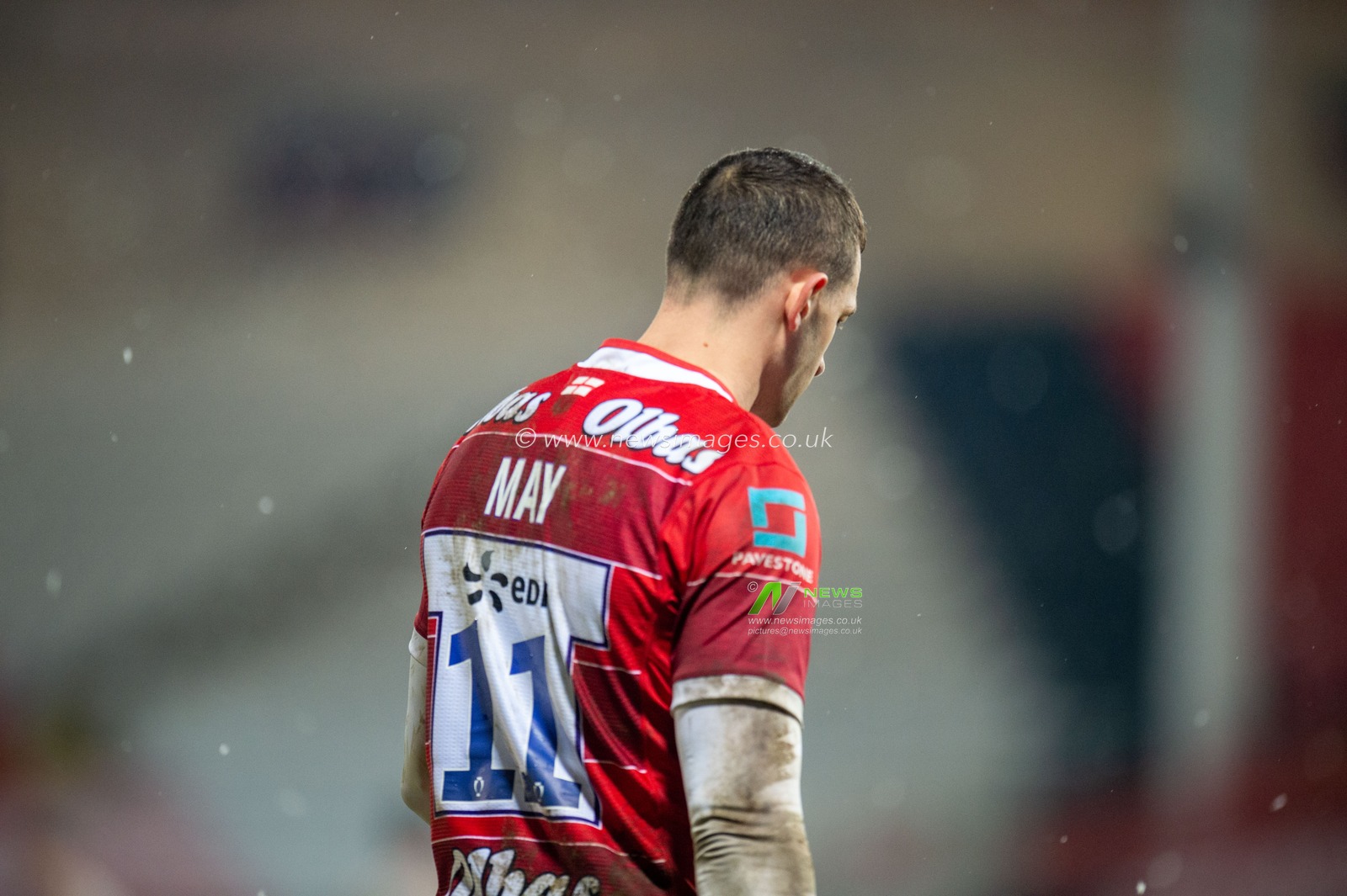 JONNY MAY #11 of Gloucester Rugby