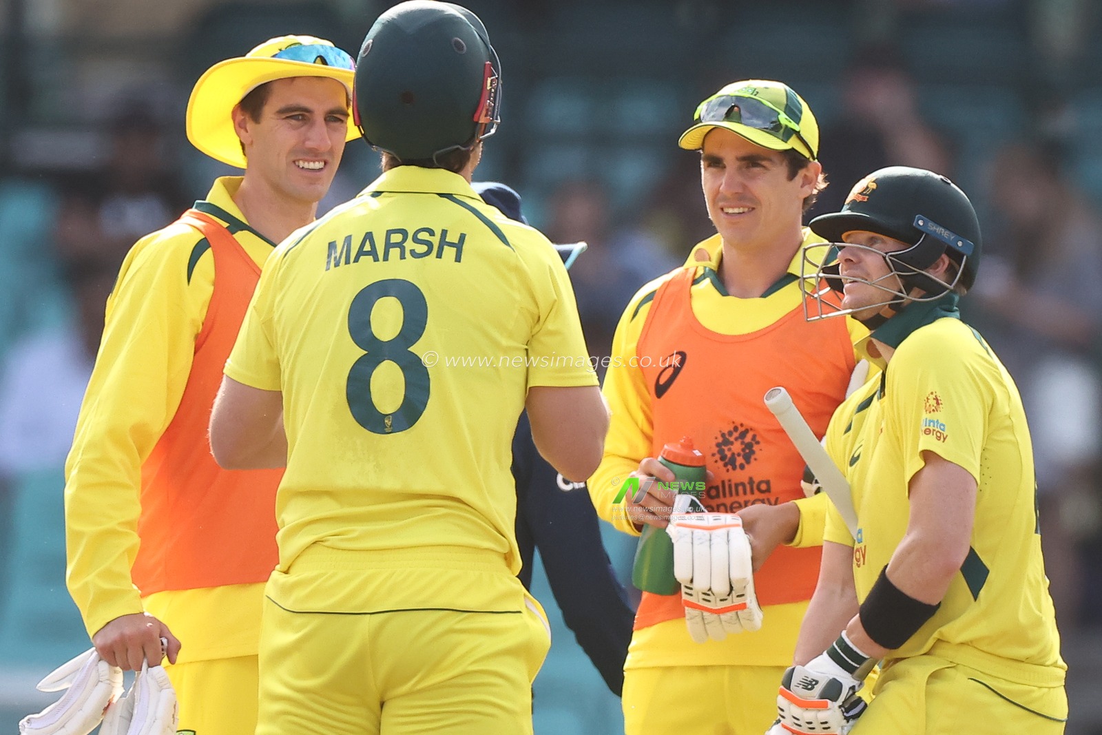 Pat Cummins of Australia is seen during the Dettol Series 2nd ODI match Australia vs England at SCG, Sydney, Australia, 19th November 2022

(Photo by Patrick Hoelscher/News Images)