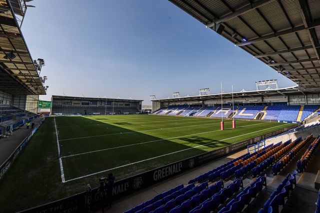 A general view of Halliwell Jones Stadium ahead of the Betfred Super League round 5 match Warrington Wolves vs Castleford Tigers at The Halliwell Jones Stadium, Warrington, United Kingdom on 21 March 2026

(Photo by Alfie Cosgrove/News Images)
