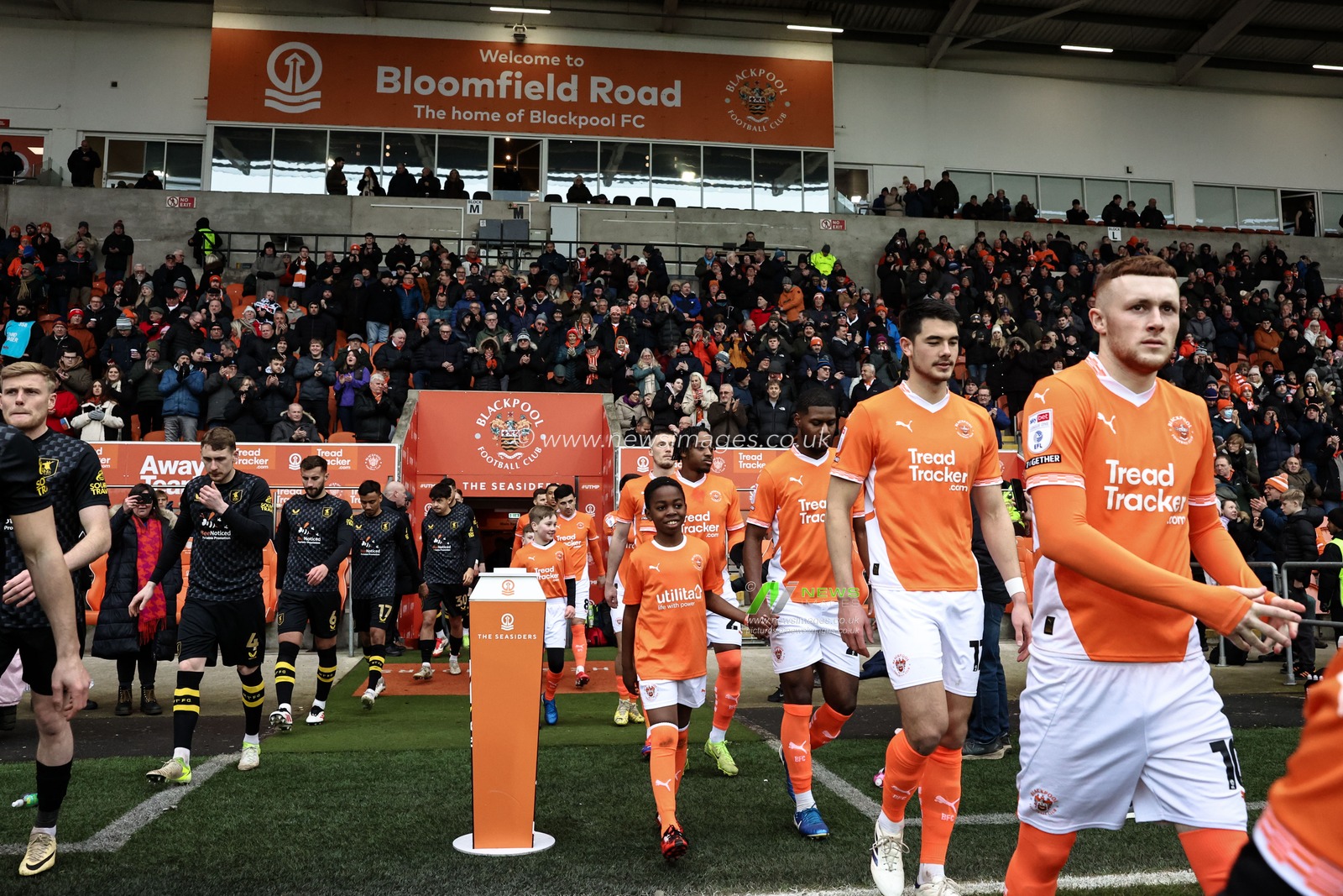 BLACKPOOL SPONSOR CLUB USE ONLY!!!  during the Sky Bet League 1 match Blackpool vs Mansfield Town at Bloomfield Road, Blackpool, United Kingdom, 15th February 2025

(Photo by Mark Cosgrove/News Images)