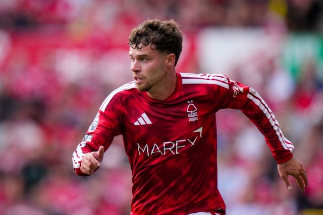 Neco Williams of Nottingham Forest  makes a run with the ball  during the Premier League match Nottingham Forest vs Tottenham Hotspur at City Ground, Nottingham, United Kingdom on 05 September 2026

(Photo by Maynard Manyowa/News Images)