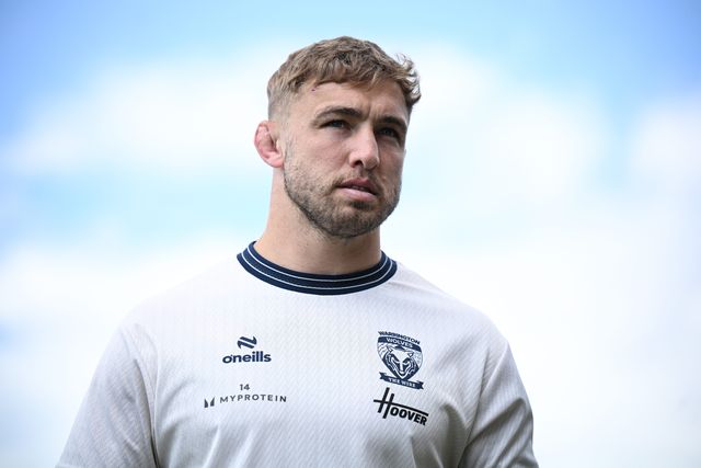 Sam Powell of Warrington Wolves looks on prior to the Betfred Super League round 21 match Castleford Tigers vs Warrington Wolves at OneBore Stadium, Castleford, Untied Kingdom on 01 August 2026

(Photo by Ben Roberts/News Images)
