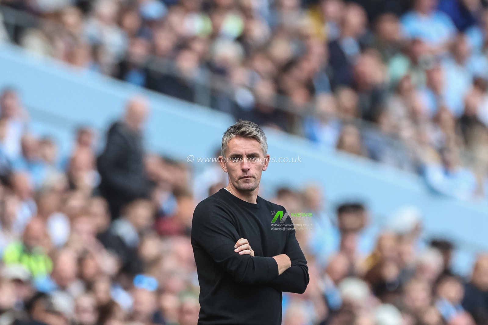 Kieran McKenna manager of Ipswich Town during the Premier League match Manchester City vs Ipswich Town at Etihad Stadium, Manchester, United Kingdom, 24th August 2024

(Photo by Mark Cosgrove/News Images)