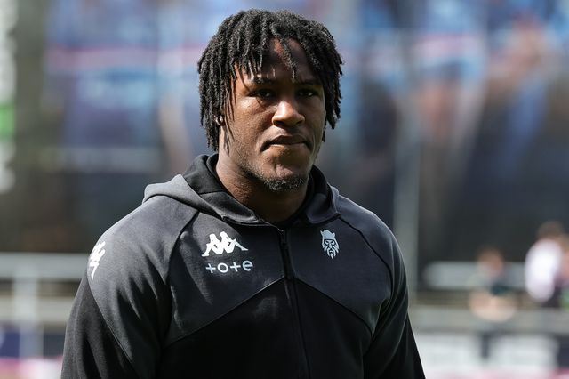 Junior Nsemba of Wigan Warriors arrives during the Betfred Challenge Cup Quarter Final match Wakefield Trinity vs Wigan Warriors at DIY Kitchens Stadium, Wakefield, United Kingdom on 12 April 2026

(Photo by Mark Cosgrove/News Images)