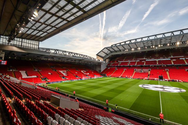 A general view of Anfield ahead of the UEFA Champions League last 16 second leg match Liverpool vs Galatasaray at Anfield, Liverpool, United Kingdom on 18 March 2026

(Photo by Alfie Cosgrove/News Images)