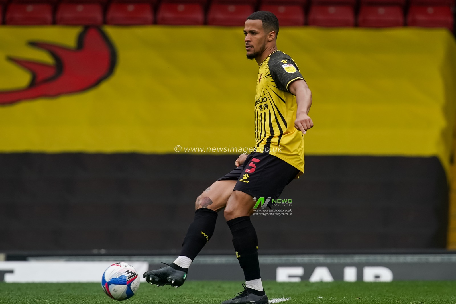 William Troost-Ekong #5 of Watford in action