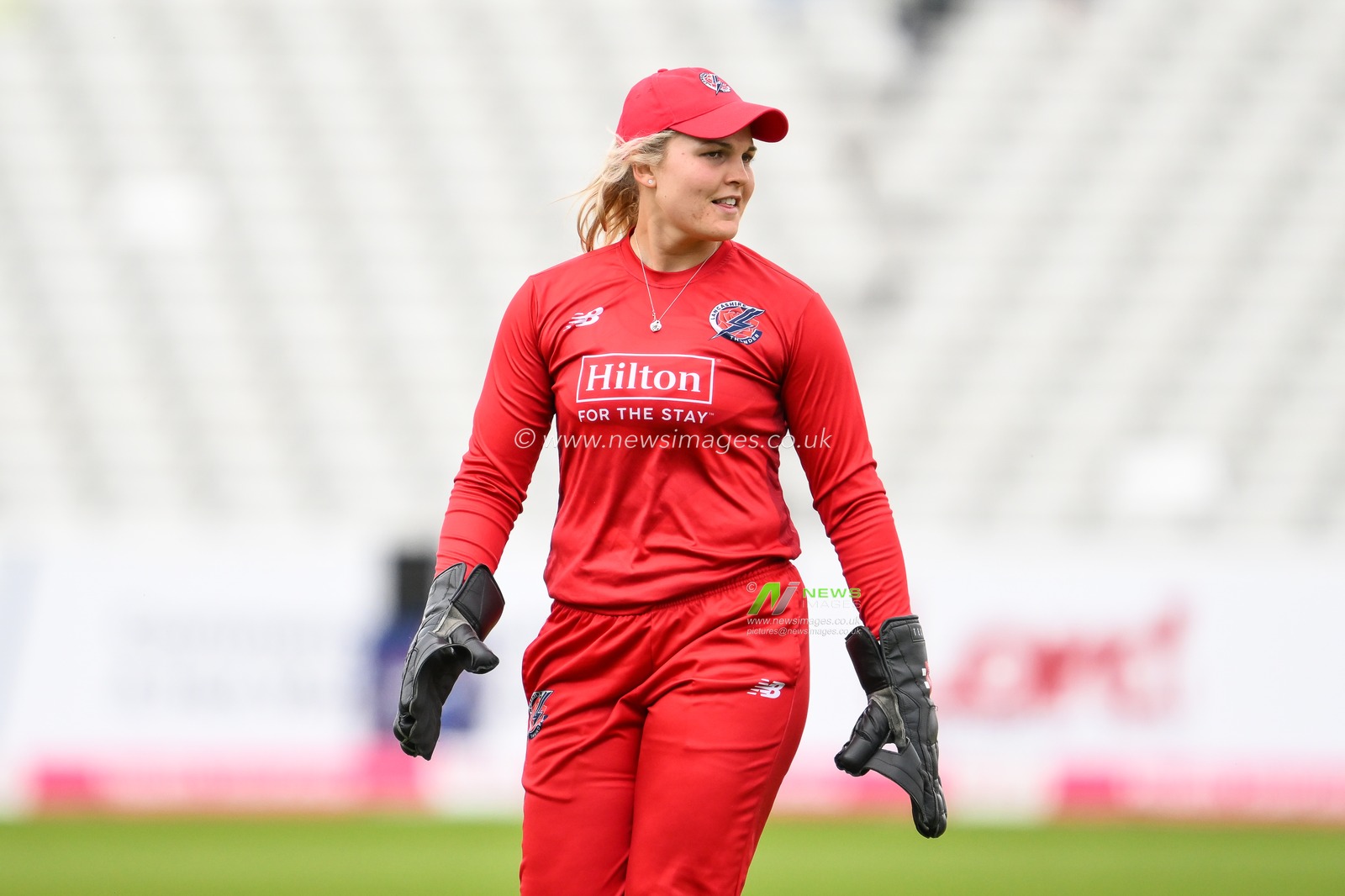 Ellie Threlkeld of Lancashire Thunder during the Charlotte Edwards Cup match Central Sparks vs Lancashire Thunder at Edgbaston, Birmingham, United Kingdom, 14th June 2024

(Photo by Craig Thomas/News Images)