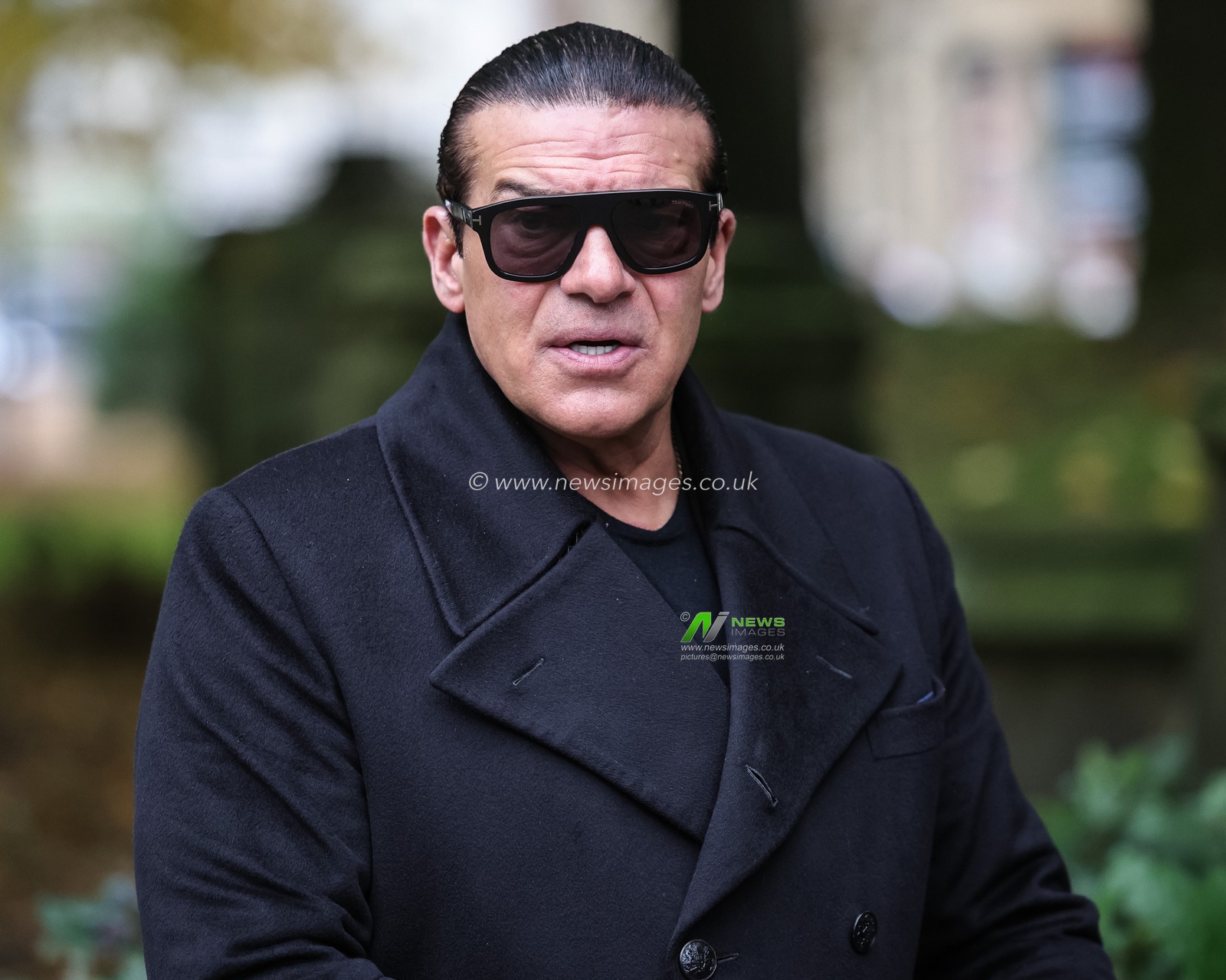 Tamer Hassan arrives during Ricky Hatton' Funeral at Manchester Cathedral, Manchester, United Kingdom, 10th October 2025

(Photo by Mark Cosgrove/News Images)