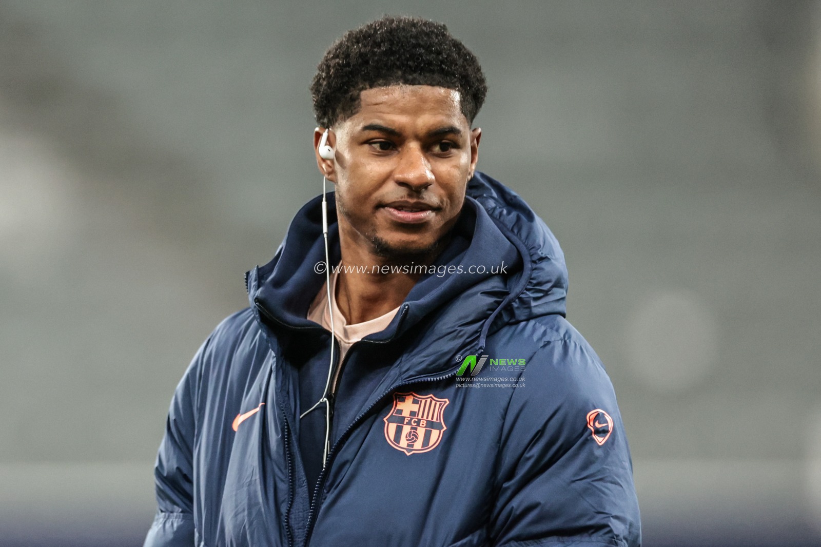Marcus Rashford of Barcelona arrives during the UEFA Champions League Last 16 match Newcastle Untied vs Barcelona at St. James's Park, Newcastle, United Kingdom on 10 March 2026

(Photo by Mark Cosgrove/News Images)