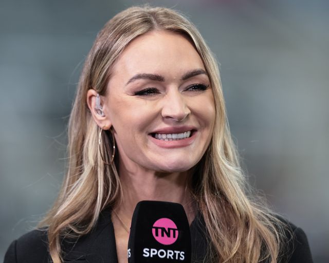 Laura Woods TNT Sports TV presenter during the Emirates FA Cup 5th Round  match Newcastle Untied vs Manchester City at St. James's Park, Newcastle, United Kingdom on 07 March 2026

(Photo by Mark Cosgrove/News Images)