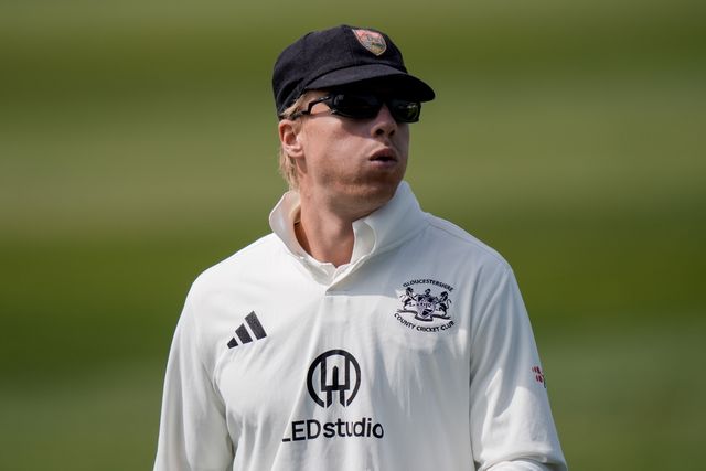 Ben Charlesworth during the County Championship Division Two Derbyshire v Gloucestershire at The Central Co-Op County Ground, Derby, United Kingdom on 26 April 2026

(Photo by Maynard Manyowa/News Images)