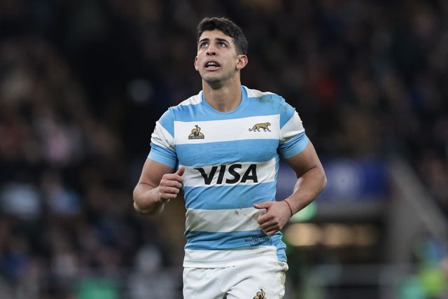 Simon Benitez Cruz of Argentina during the Quilter Nations Series 2025 match England vs Argentina at Allianz Stadium, Twickenham, United Kingdom, 23rd November 2025

(Photo by Mark Cosgrove/News Images)

*** GER AUT SUI OUT ***