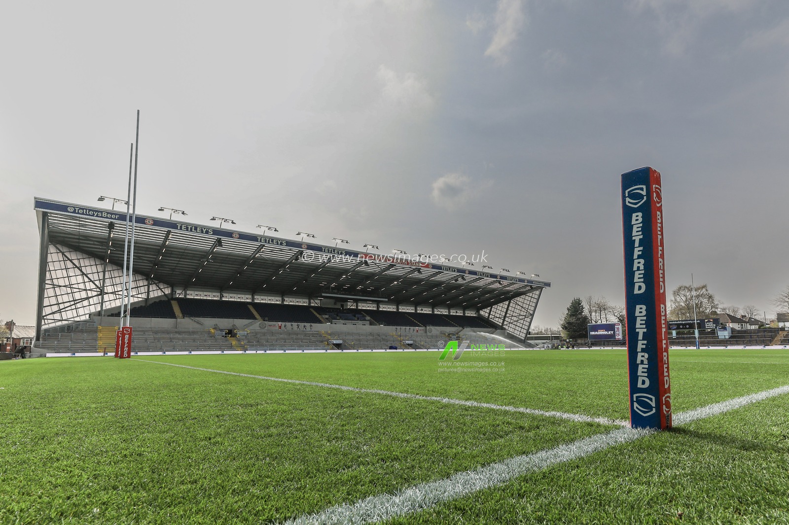 A general view of  Headingley Stadium ahead of the Betfred Women's Super League match Leeds Rhinos vs York Valkyrie at Headingley Stadium, Leeds, United Kingdom, 9th April 2023

(Photo by Mark Cosgrove/News Images)