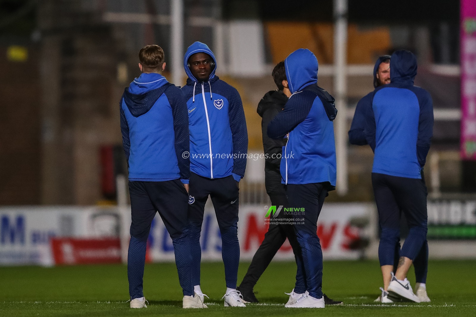 Portsmouth players arrive ahead of the Emirates FA Cup First Round match Hereford FC vs Portsmouth at Edgar Street, Hereford, United Kingdom, 4th November 2022

(Photo by Gareth Evans/News Images)