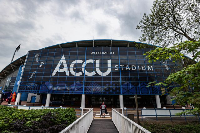 A general view of Accu Stadium ahead of the Betfred Super League round 10 match Huddersfield Giants vs Warrington Wolves at Accu Stadium, Huddersfield, United Kingdom on 02 May 2026

(Photo by Alfie Cosgrove/News Images)