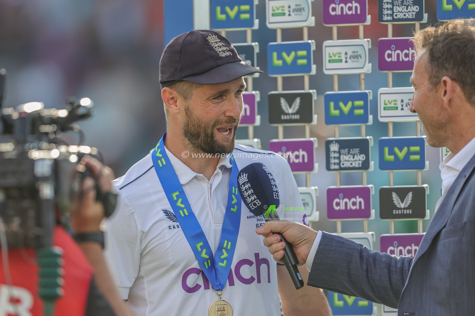 Chris Woakes of England post match press conference during the LV= Insurance Ashes Fifth Test Series Day Five England v Australia at The Kia Oval, London, United Kingdom, 31st July 2023

(Photo by Mark Cosgrove/News Images)