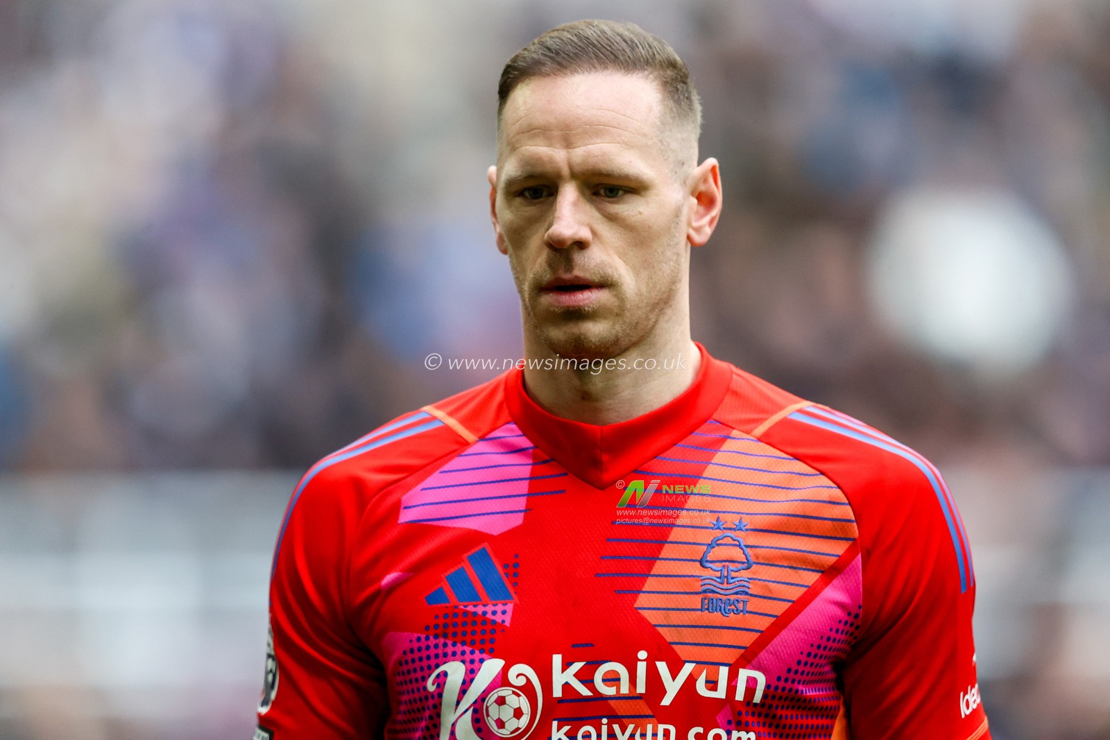 Matz Sels of Nottingham Forest looks dejected during the Premier League match Newcastle United vs Nottingham Forest at St. James's Park, Newcastle, United Kingdom, 23rd February 2025

(Photo by Alfie Cosgrove/News Images)