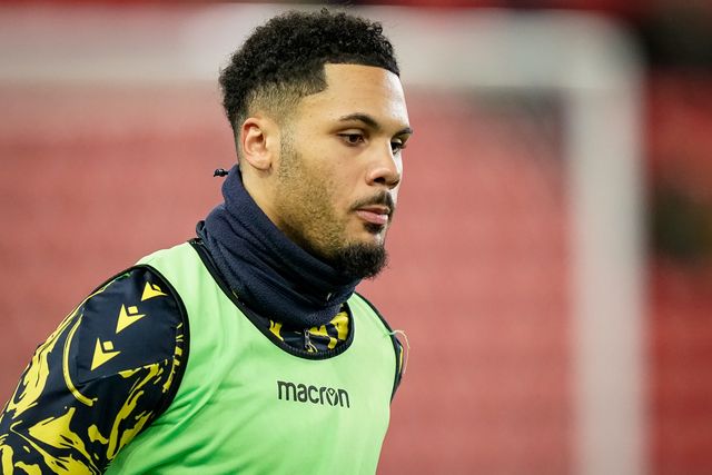 Myles Peart-Harris of Oxford United in the pregame warmup session  during the Sky Bet Championship match Stoke City vs Oxford United at Bet365 Stadium, Stoke On Trent, United Kingdom on 25 February 2026

(Photo by Maynard Manyowa/News Images)