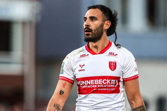 Tyrone May of Hull KR during the Betfred Super League round 10 match Hull KR vs Castleford Tigers at Sewell Group Craven Park, Hull, United Kingdom on 30 April 2026

(Photo by Alfie Cosgrove/News Images)