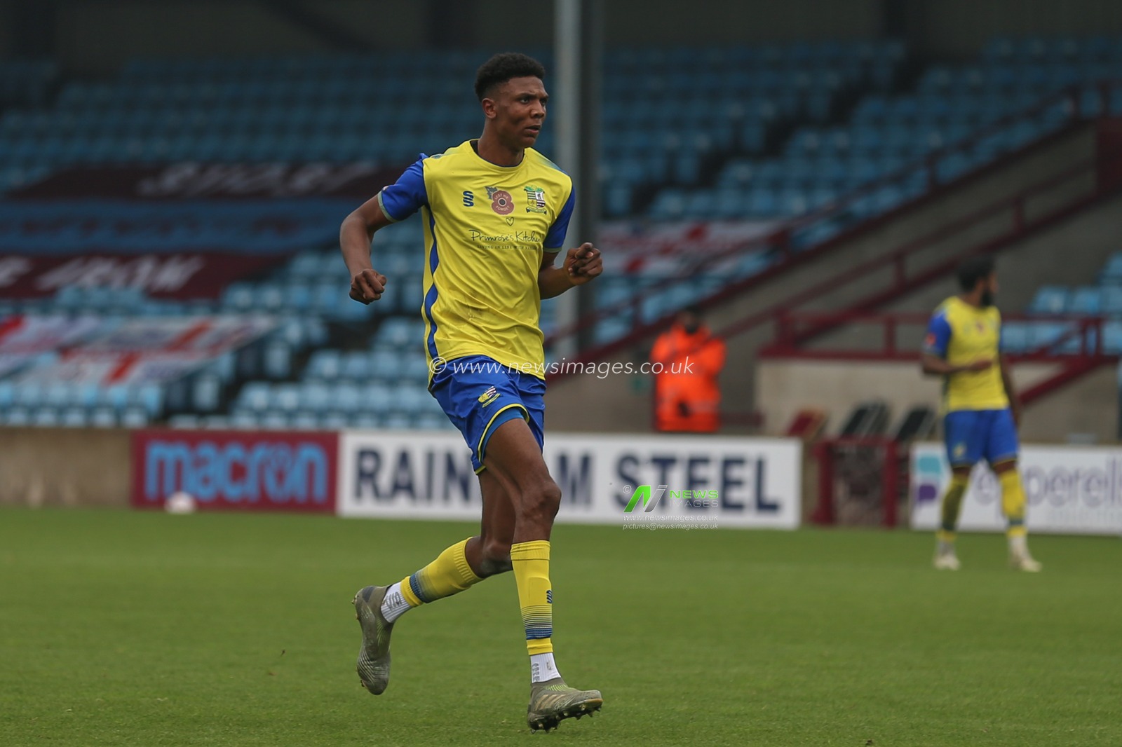 Kyle Hudlin #27 of Solihull Moors during the game
