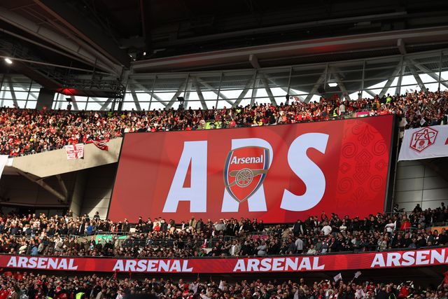 Arsenal fans during the Carabao Cup Final match Arsenal vs Manchester City at Emirates, London, United Kingdom on 22 March 2026

(Photo by Alfie Cosgrove/News Images)