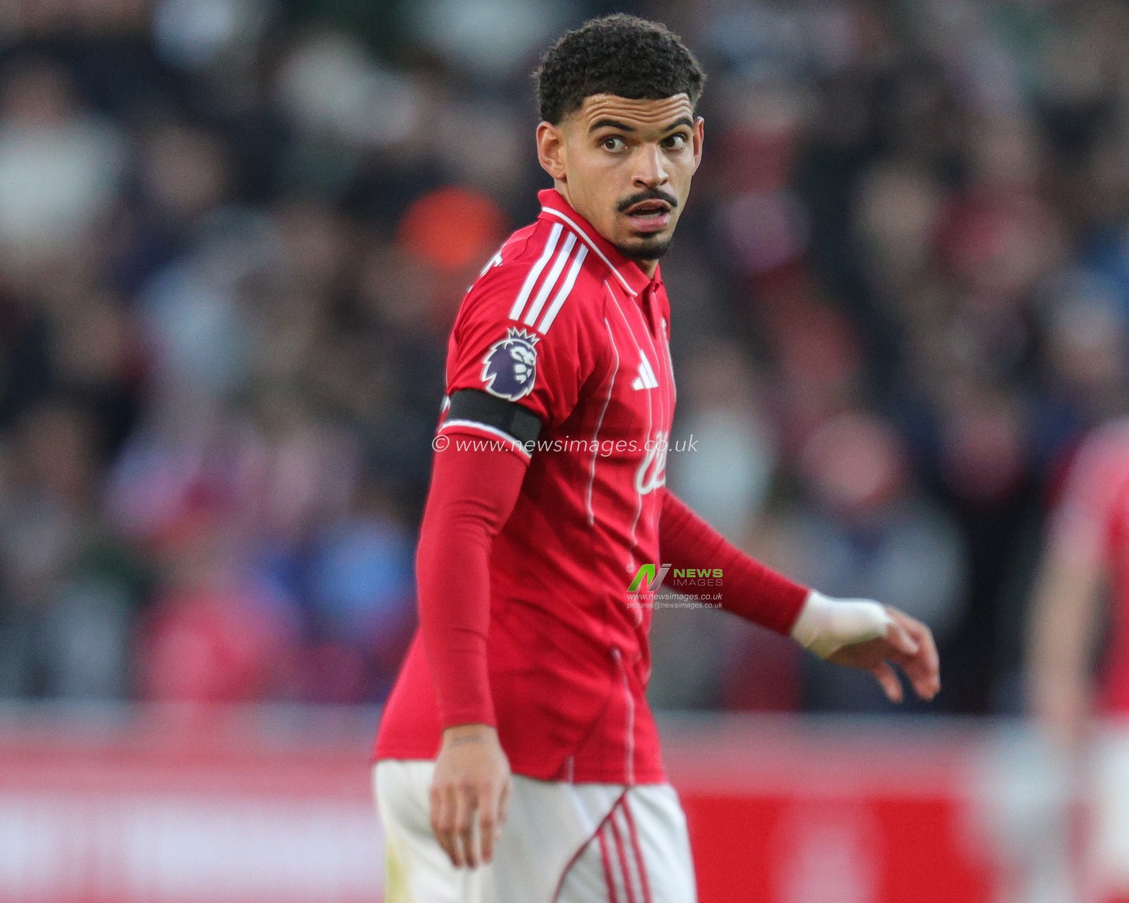 Morgan Gibbs-White of Nottingham Forest during the Premier League match Nottingham Forest vs Brighton and Hove Albion at City Ground, Nottingham, United Kingdom, 30th November 2025

(Photo by Richard Bierton/News Images)

*** GER AUT SUI OUT ***