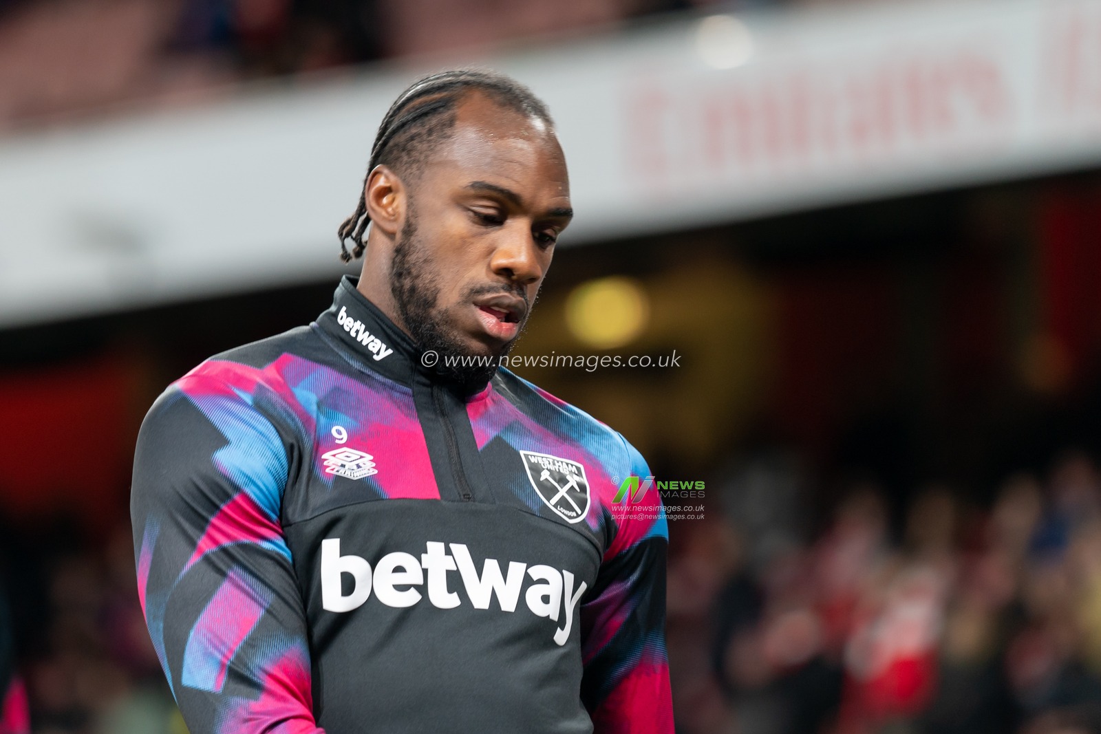 Michail Antonio #9 of West Ham United during the Premier League match Arsenal vs West Ham United at Emirates Stadium, London, United Kingdom, 26th December 2022

(Photo by Richard Washbrooke/News Images)