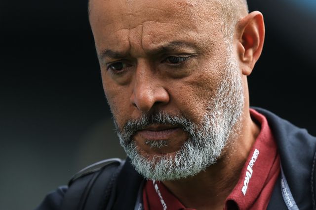 West Ham United manager Nuno Espirito Santo arrives ahead of the Sky Bet Championship match Burnley vs West Ham United at Turf Moor, Burnley, United Kingdom on 16 August 2026

(Photo by Jorge Horsted/News Images)