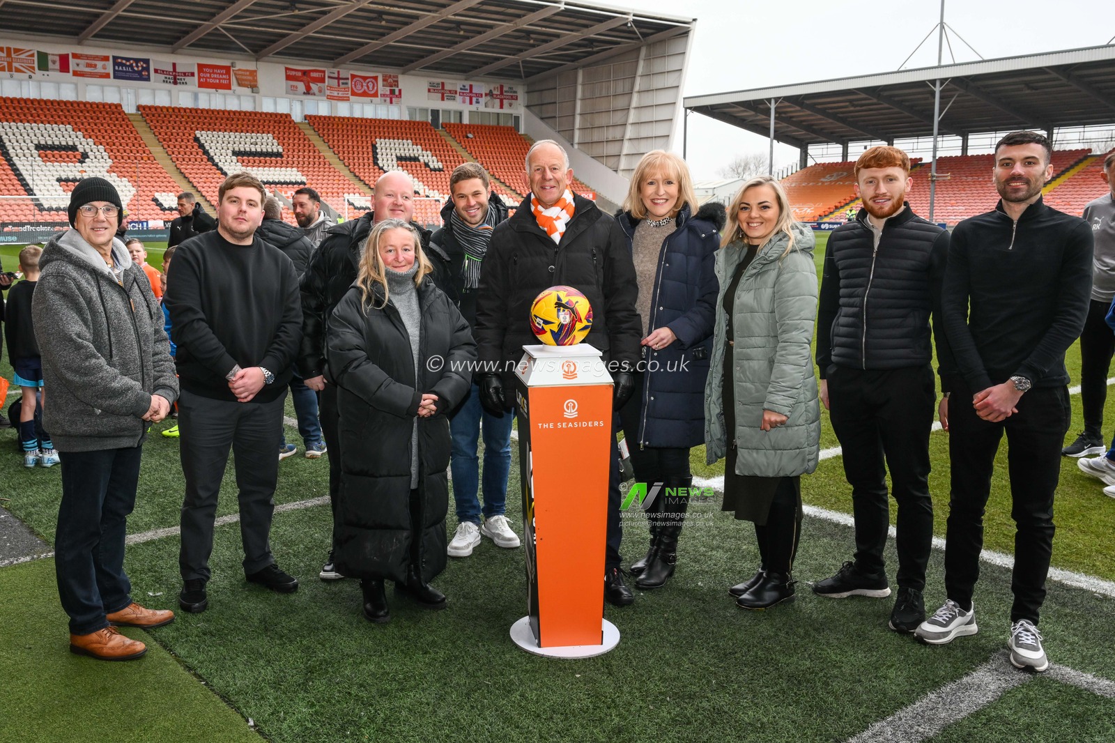 Sponsors ahead of the Sky Bet League 1 match Blackpool vs Huddersfield Town at Bloomfield Road, Blackpool, United Kingdom, 18th January 2025

(Photo by Craig Thomas/News Images)