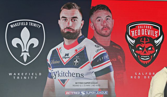 Betfred Super League Wakefield Trinity v Salford Red Devils