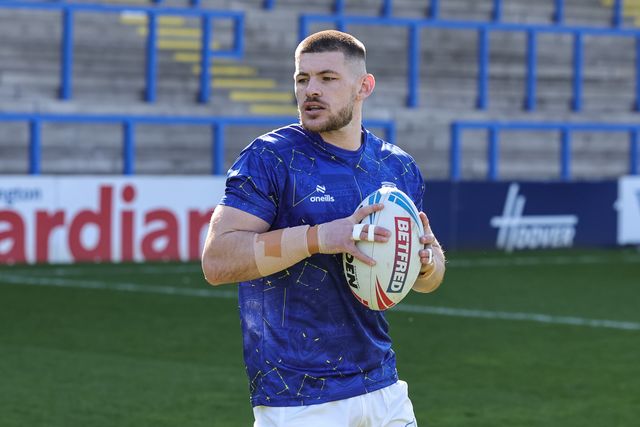 Danny Walker of Warrington Wolves in the pre-game warm up during the Betfred Challenge Cup round 4 match Goole Vikings vs Warrington Wolves at The Halliwell Jones Stadium, Warrington, United Kingdom on 14 March 2026

(Photo by Mark Cosgrove/News Images)