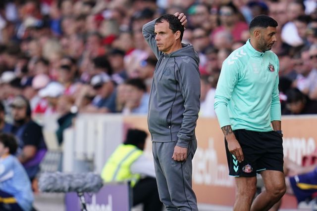 Regis Le Bris manager of Sunderland during the Premier League match Brentford vs Sunderland at GTECH Community Stadium, London, United Kingdom on 05 September 2026

(Photo by Harvey Murphy/News Images)
