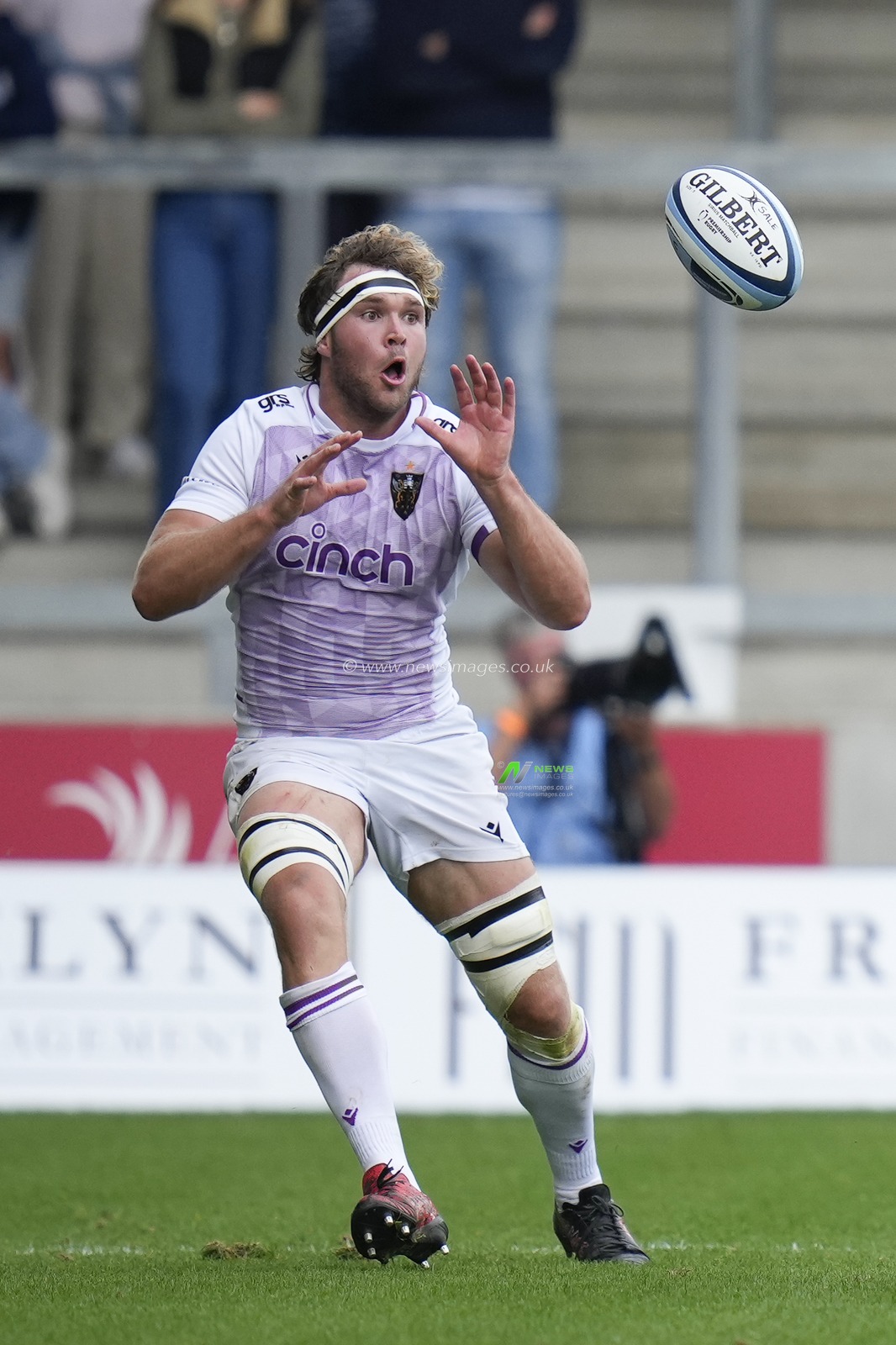 Northampton Saints Angus Scott-Young during the Gallagher Premiership match Sale Sharks vs Northampton Saints at AJ Bell Stadium, Eccles, United Kingdom, 11th September 2022

(Photo by Steve Flynn/News Images)