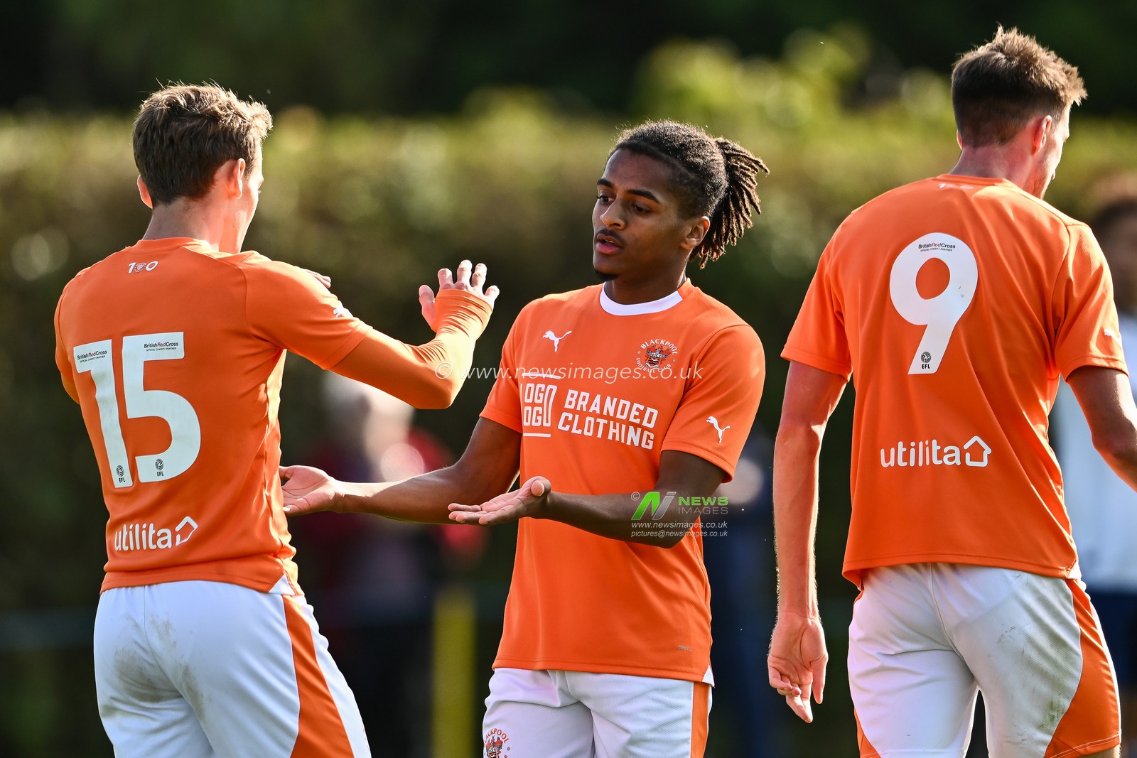 during the Central League match Preston North End vs Blackpool at Springfield Training Ground, Preston, United Kingdom, 26th September 2023

(Photo by Craig Thomas/News Images)