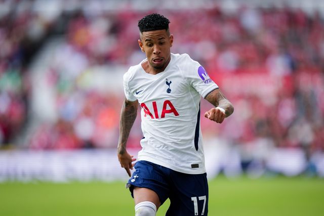 Sávio of Tottenham Hotspur during the Premier League match Nottingham Forest vs Tottenham Hotspur at City Ground, Nottingham, United Kingdom on 05 September 2026

(Photo by Maynard Manyowa/News Images)