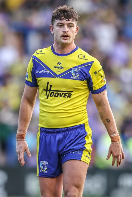Jordy Crowther of Warrington Wolves during the Betfred Super League round 16 match Warrington Wolves vs Hull FC at Halliwell Jones Stadium, Warrington, United Kingdom, 28th June 2025

(Photo by Alfie Cosgrove/News Images)