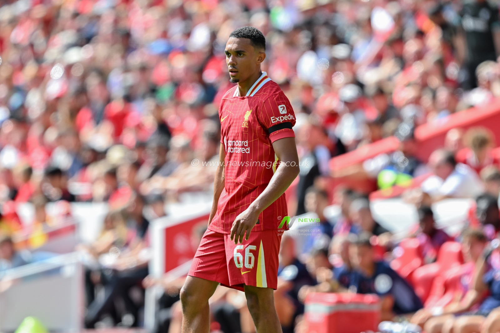 Trent Alexander-Arnold of Liverpool during the Pre-season friendly match Liverpool vs Sevilla at Anfield, Liverpool, United Kingdom, 11th August 2024

(Photo by Cody Froggatt/News Images)