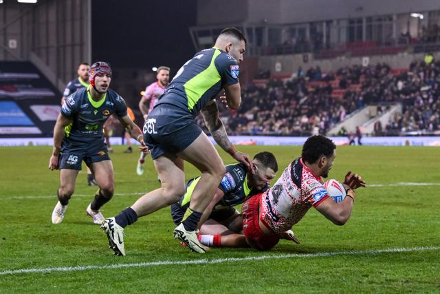 Betfred Super League Round 3 Leigh Leopards v Catalans Dragons